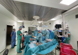 Sala zabiegowa podczas retransplantacji serca