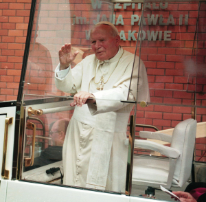 Kolorowe zdjęcie Jana Pawła II, papieża
