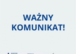 Grafika - Ważny komunikat