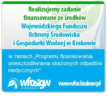 Baner Wojewódzki Fundusz Ochrony Środowiska w Gospodarki Wodnej w Krakowej