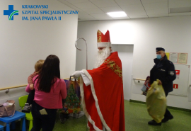 św. Mikołaj na Oddziale Dziecięcym