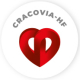 Czerwone serce logo CRACOVIA-HF