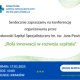 Grafika informująca o konferencji w szpitalu