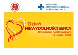 Żółta grafika na białym tle dzień niewydolności serca.