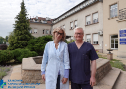 prof. Konduracka z prof. Legutka.