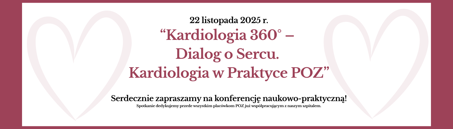 Baner informujący o konferencji Dialog o Sercu