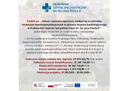 Grafika informująca o realizowanej inwestycji.