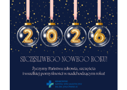 Grafika na 2026 z życzeniami.