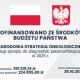 Tablica informująca o dofinansowaniu dla Zakładu Patomorfologii.