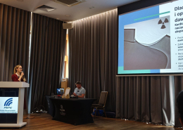 Lic. Agnieszka Wołkowicz w trakcie wykładu.