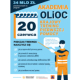 Plakat informujący o Krajowym Treningu Pierwszej Pomocy.